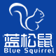 蓝松鼠家纺logo