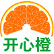 开心橙童装logo